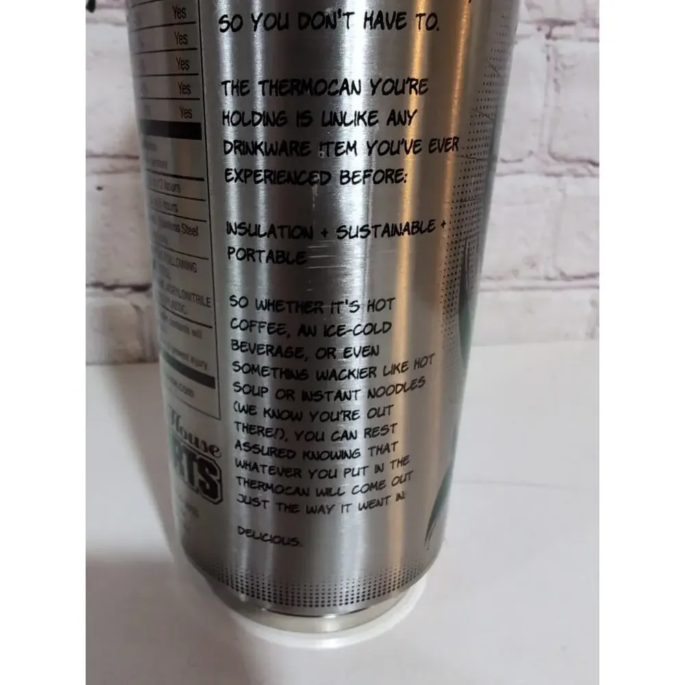 Pittsburgh Pirates MLB 16.9 oz Duck House Thermo Can Cold Hot Metal Tumblers